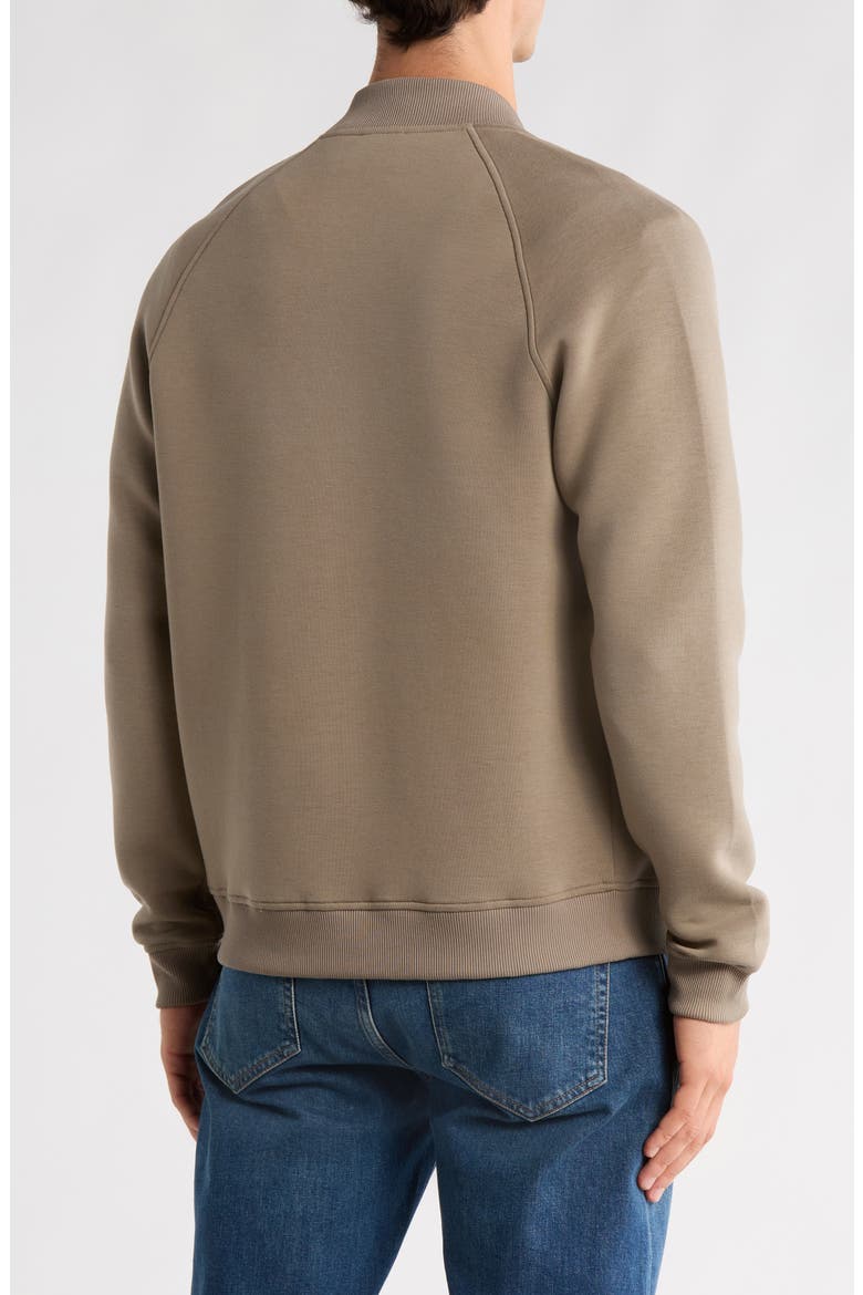 Scuba Zip Jacket, Alternate, color, COBBLESTONE