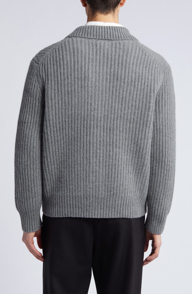 COS Relaxed Fit Alpaca & Recycled Wool Blend Cardigan, Alternate, color, 