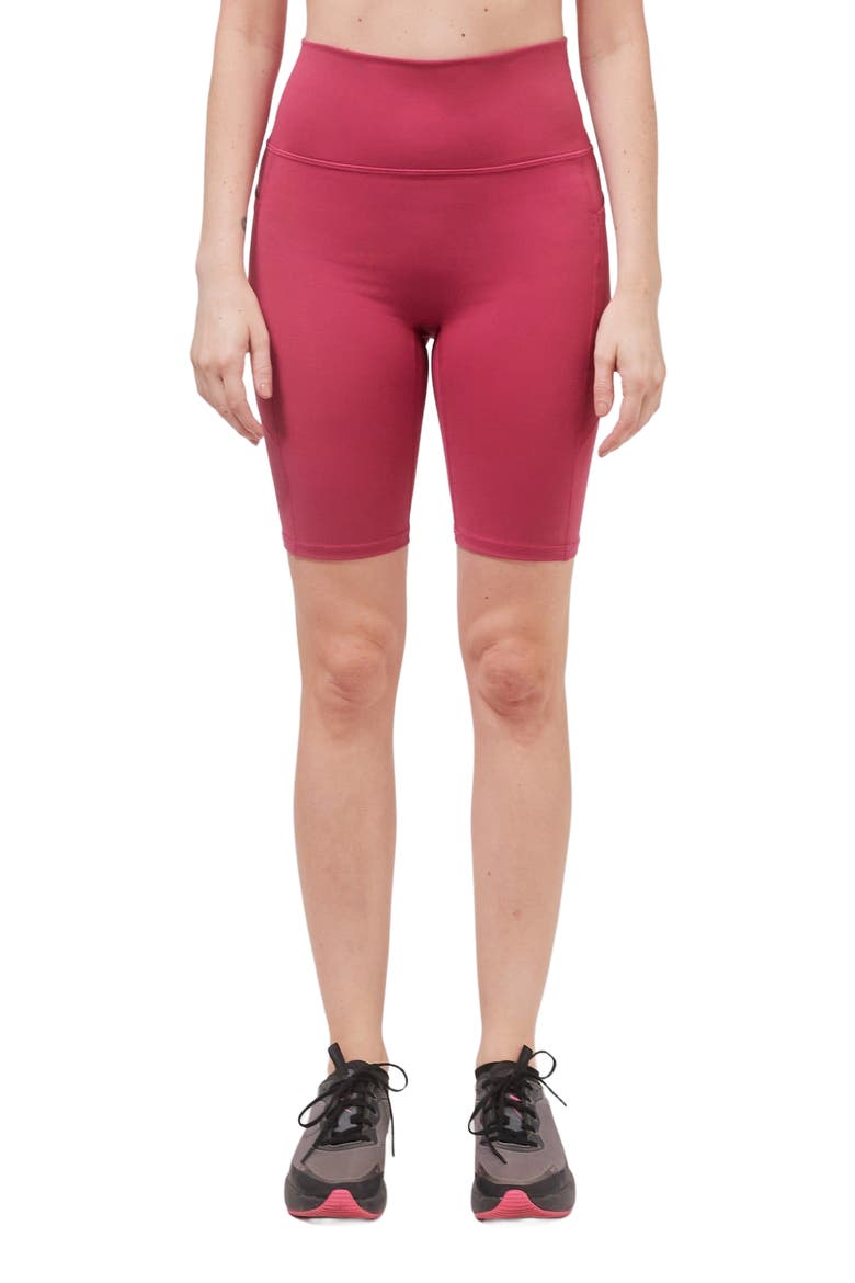 Making Moves Cloudlux Pocket Biker Shorts 8.5", Alternate, color, Fuschia