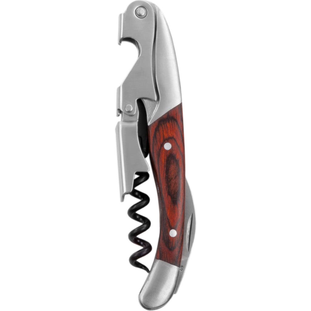 Twine Chateau Wooden Double Hinged Corkscrew In Wood