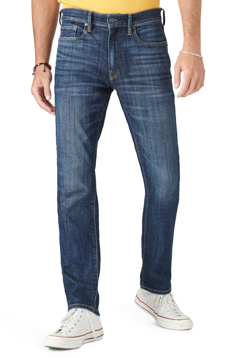 Lucky Brand 410 Athletic Slim Fit CoolMax<sup>®</sup> Jeans, Main, color, Fayette
