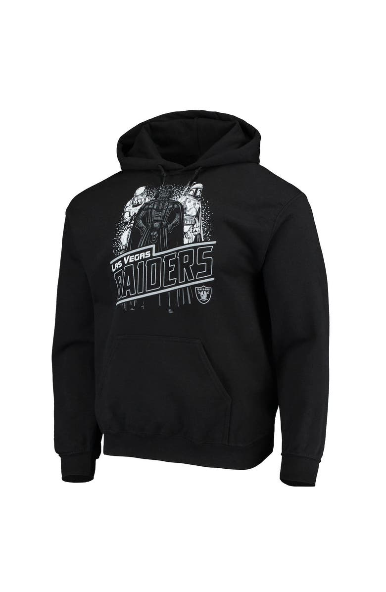 Junk Food Men's Junk Food Black Las Vegas Raiders Star Wars Empire Pullover Hoodie, Alternate, color, Black