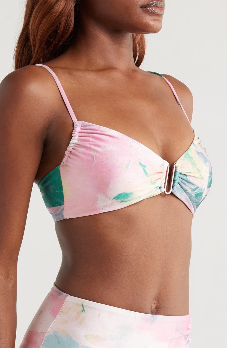 BOAMAR Wen U-Bar Bikini Top, Alternate, color, Pink Multi