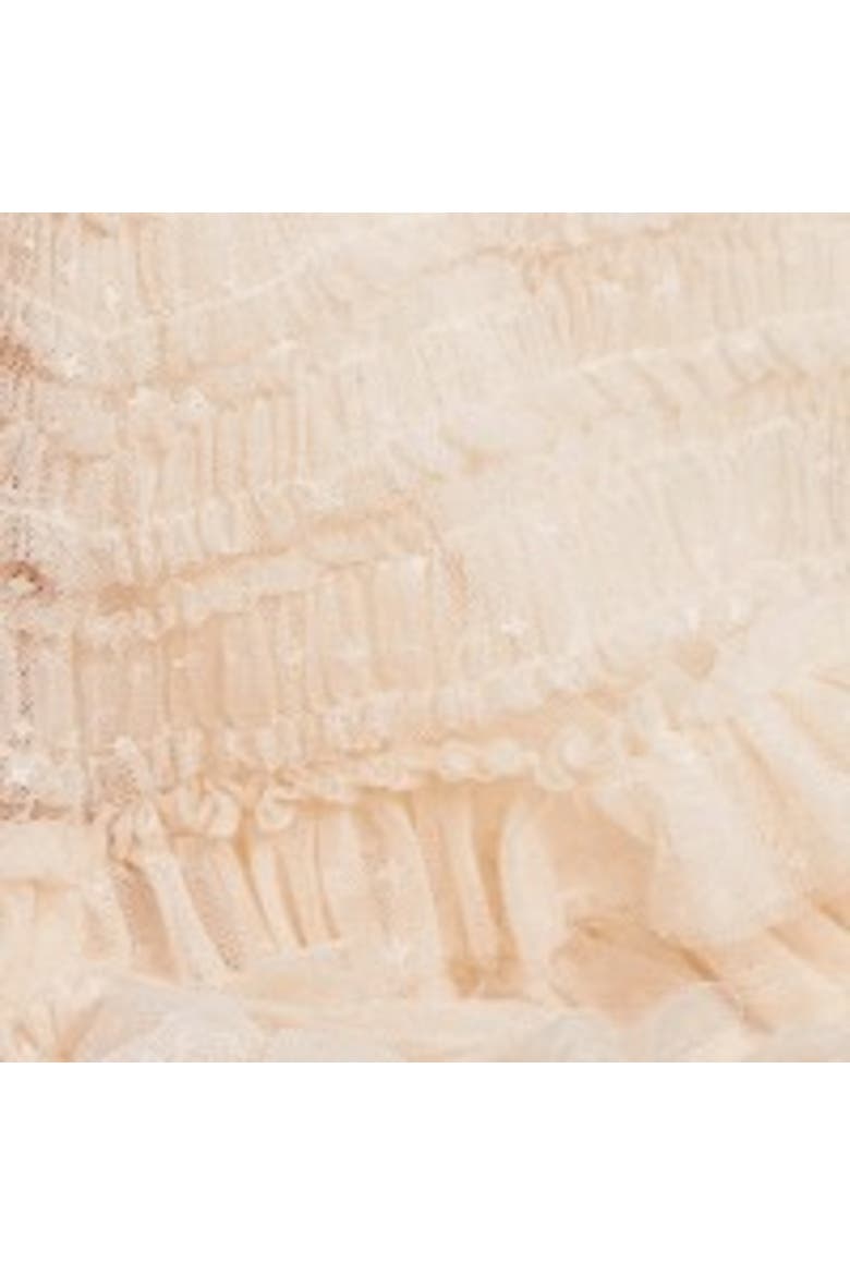 Valentine Ruffle Detail Dress, Alternate, color, Champagne