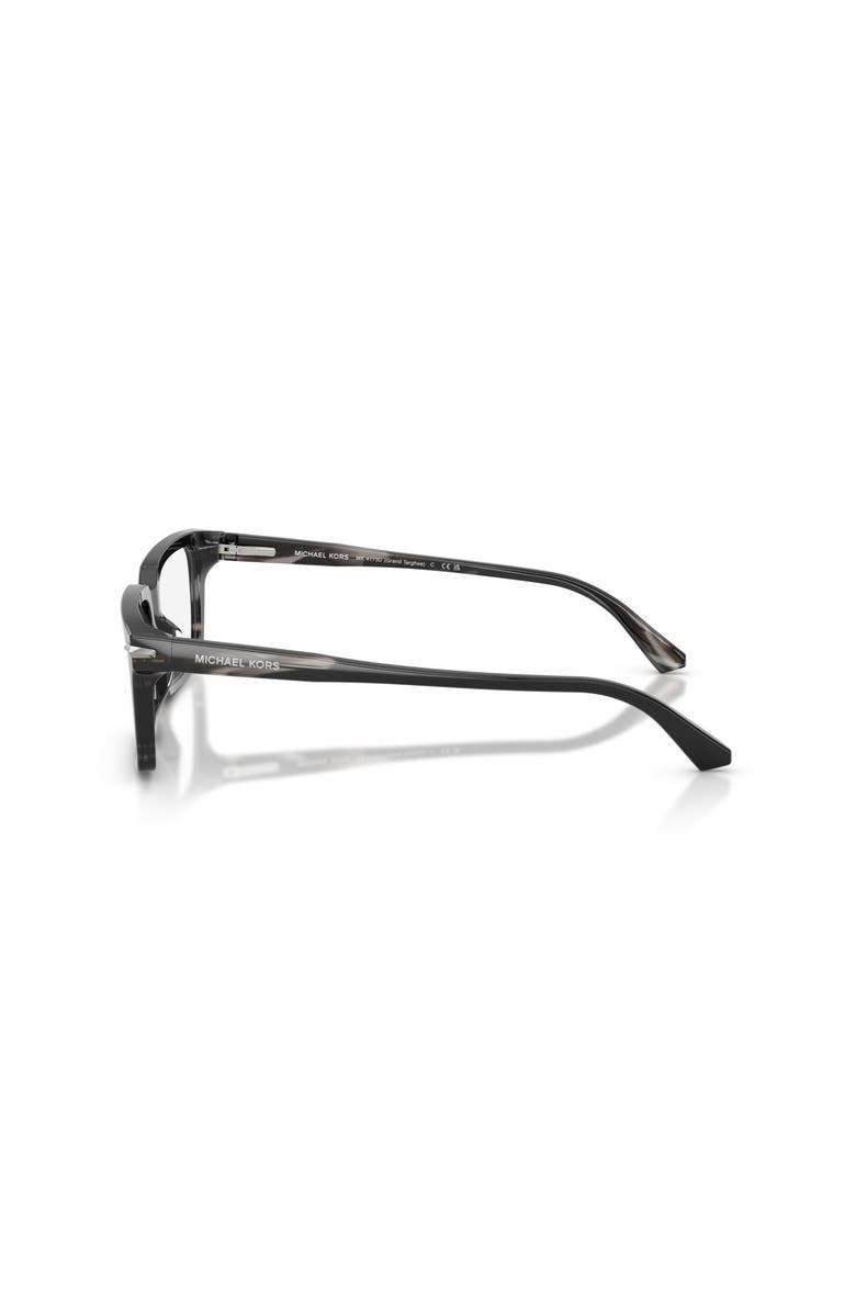 Michael Kors 54mm Rectangle optical glasses, Alternate, color, Black