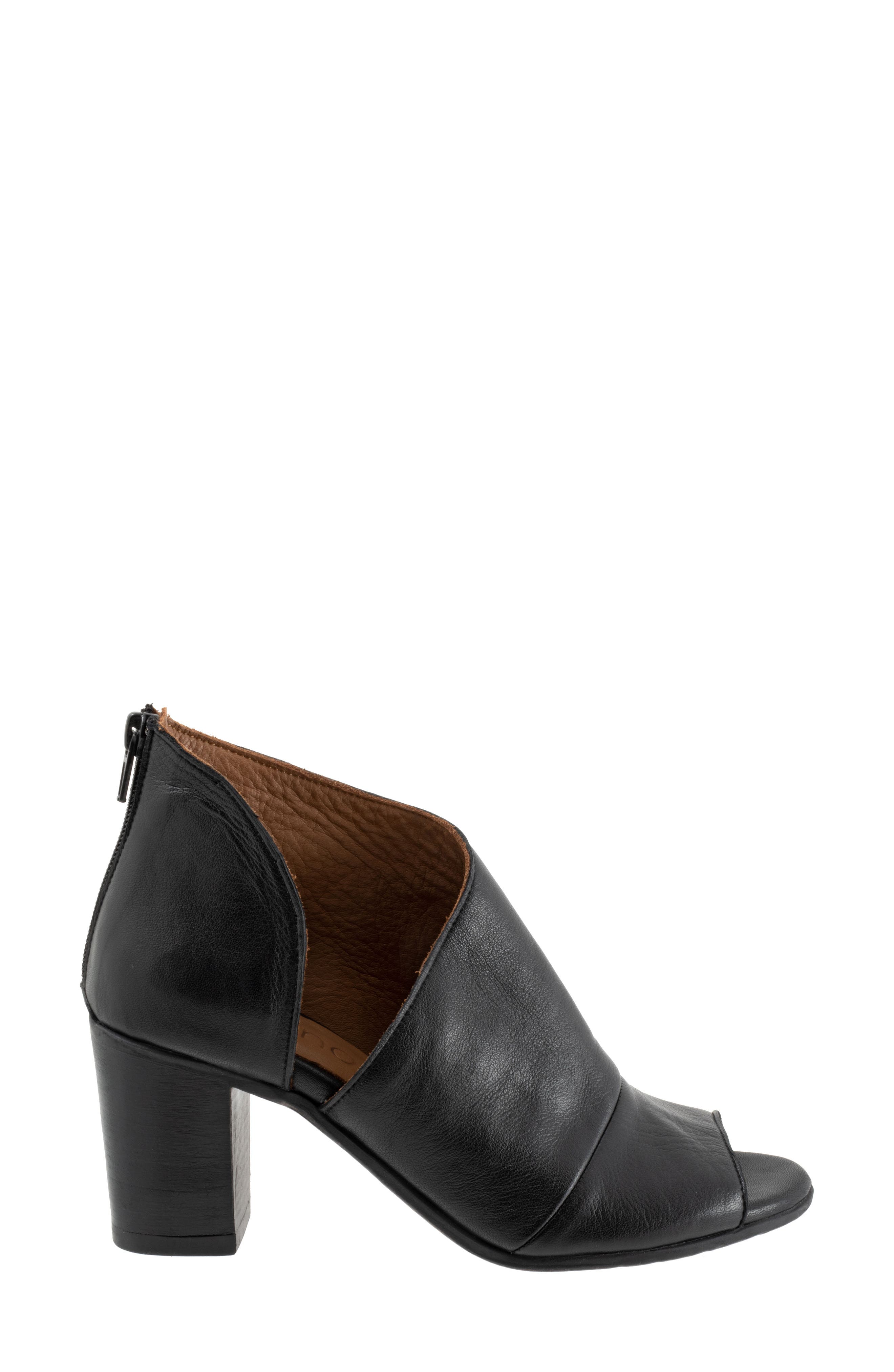 Bueno Usher Asymmetric Peep Toe Bootie, Alternate, color, 