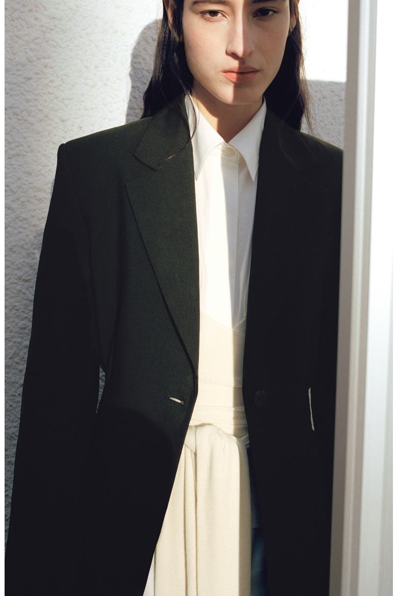 Fitted Jacket, Alternate, color, BLACK