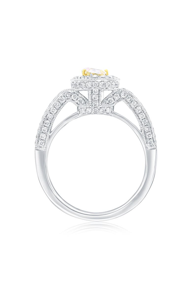 14K Gold Fancy Yellow Diamond Ring, Alternate, color, Yellow
