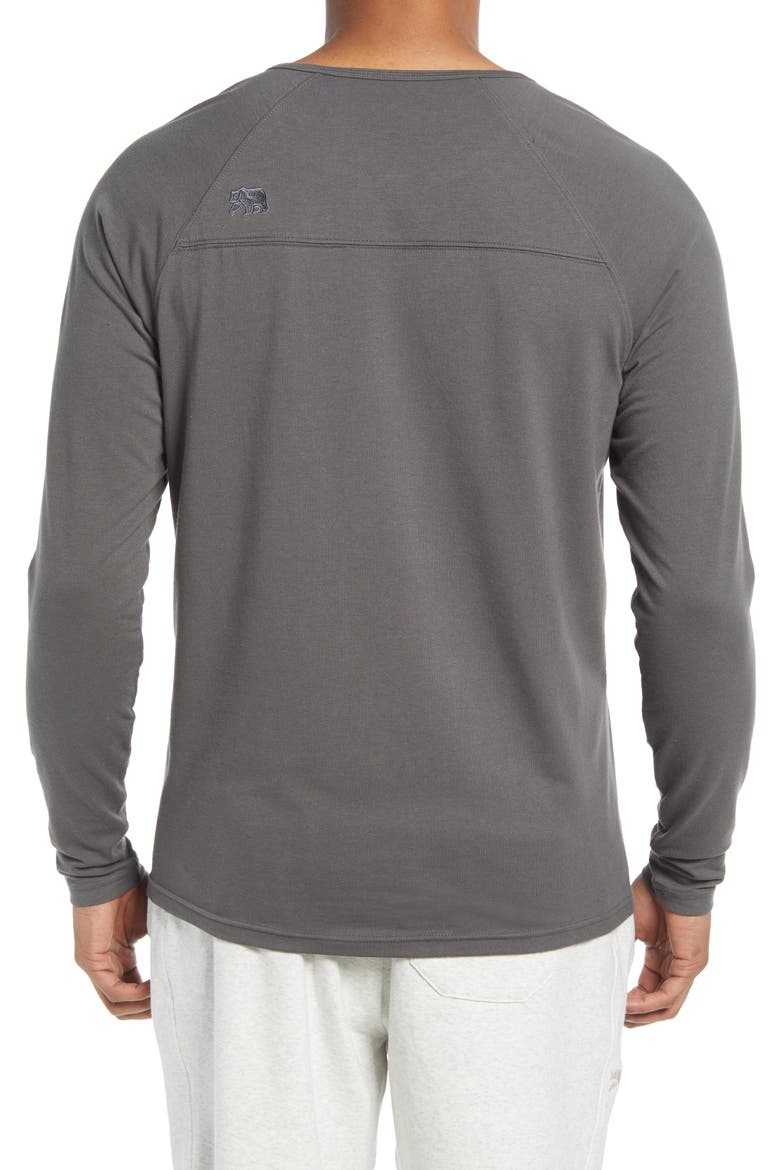Active Puremeso Long Sleeve Henley, Alternate, color, STEEL