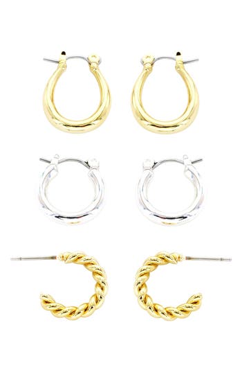 Panacea 3-pack Hoop Earrings