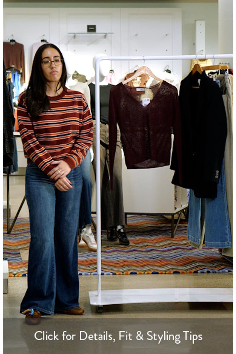 Metallic V-Neck Sweater video