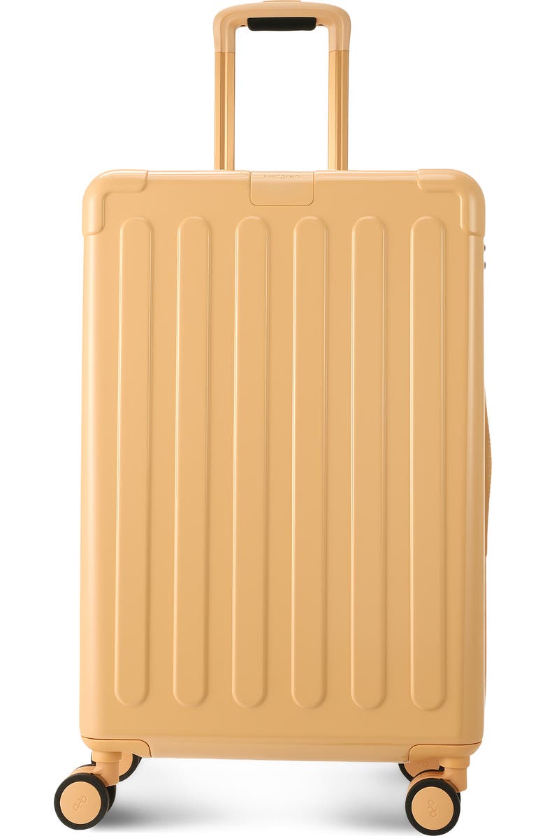 Hedgren Nostos Glossy Medium Spinner Suitcase, Main, color, Nectar