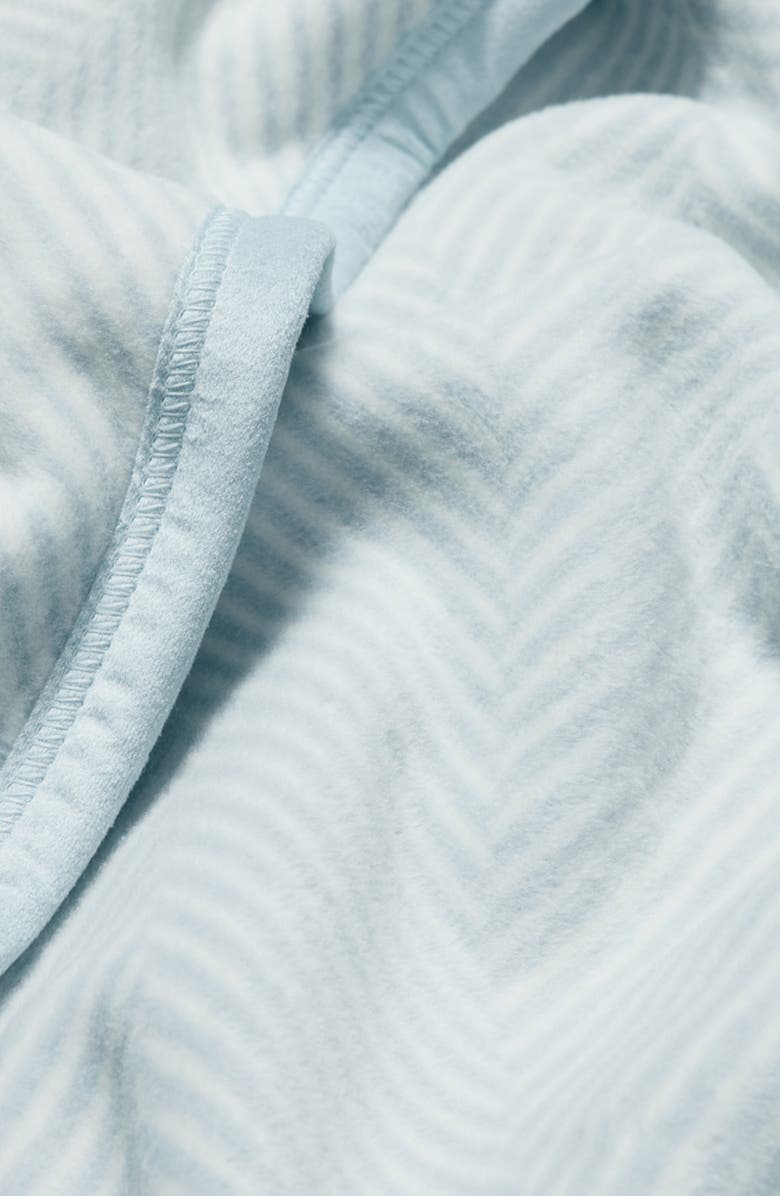 ChappyWrap Harborview Herringbone Throw Blanket, Alternate, color, Blue