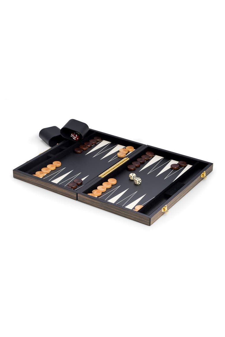 Tabletop Backgammon Set, Alternate, color, BROWN MULTI