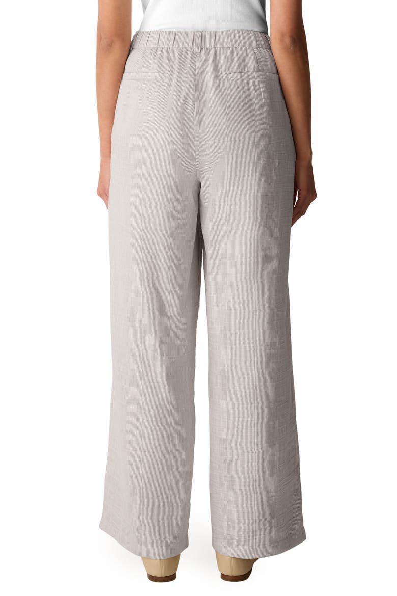 High Waist Linen Blend Wide Leg Pants, Alternate, color, WHEAT