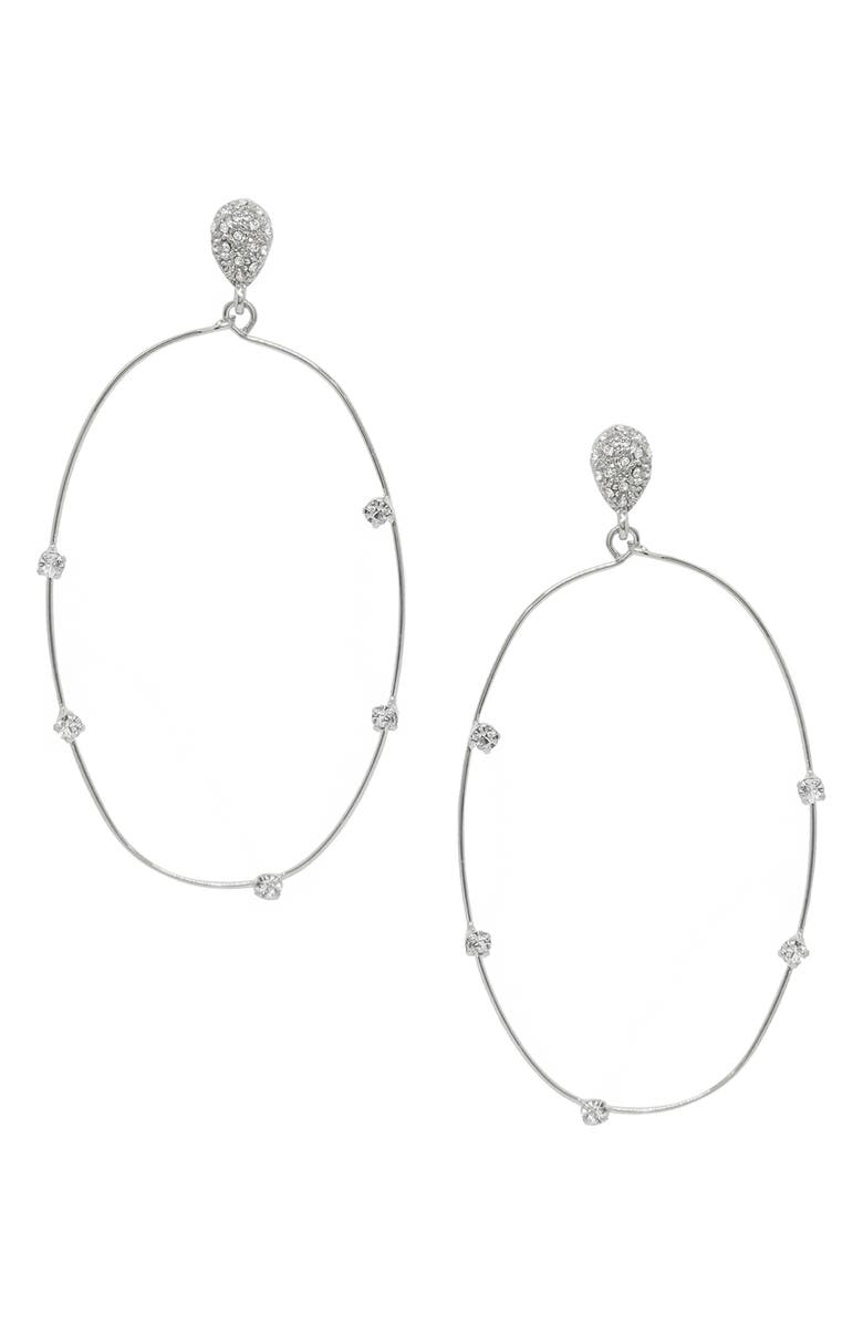 Ettika Oval Wire Drop Earrings, Main, color, 