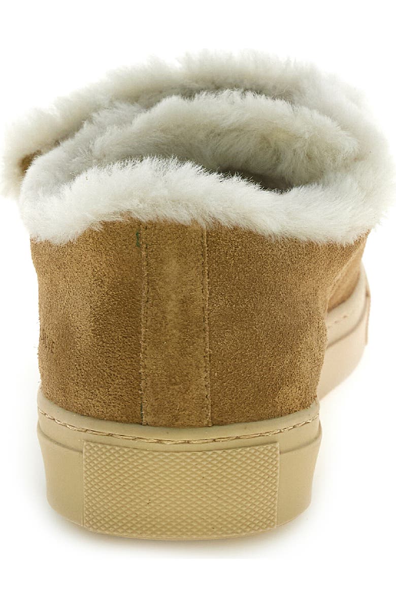 Voile Blanche Gretha Genuine Shearling Sneaker, Alternate, color, Light Brown