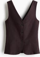 H&M Linen-blend Waistcoat
