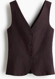 H&M Linen-blend Waistcoat