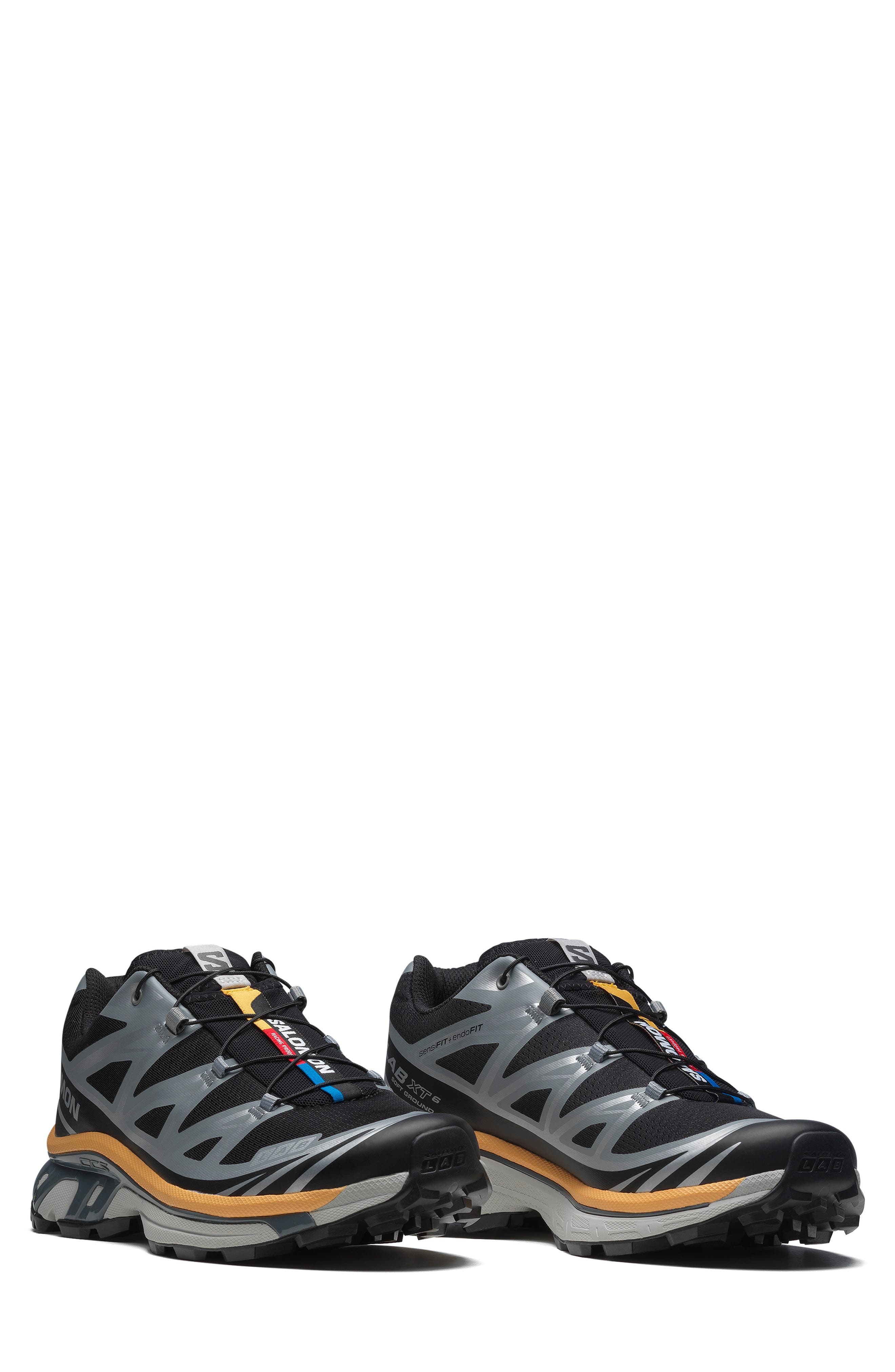 Salomon Gender Inclusive XT-6 Sneaker, Main, color, Black
