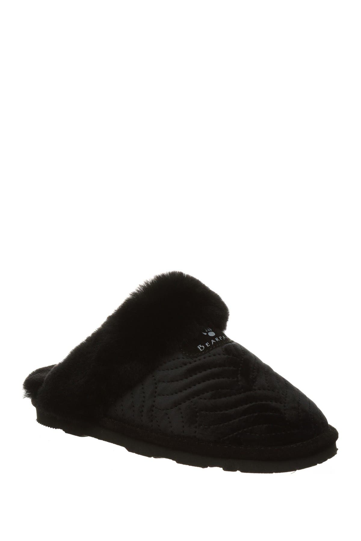 BEARPAW Loki II Genuine Sheepskin Fur Lined Slipper, Main, color, 