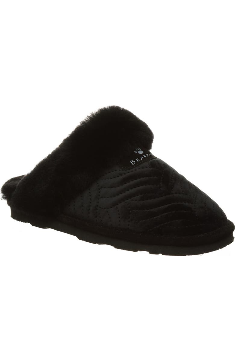BEARPAW Loki II Genuine Sheepskin Fur Lined Slipper, Main, color,