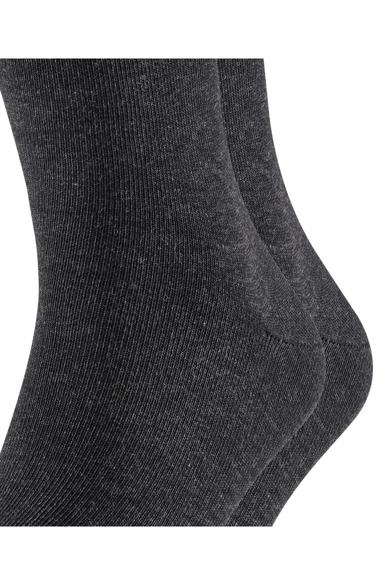 Happy 2-Pack Cotton Socks, Alternate, color, Anthracite Melange