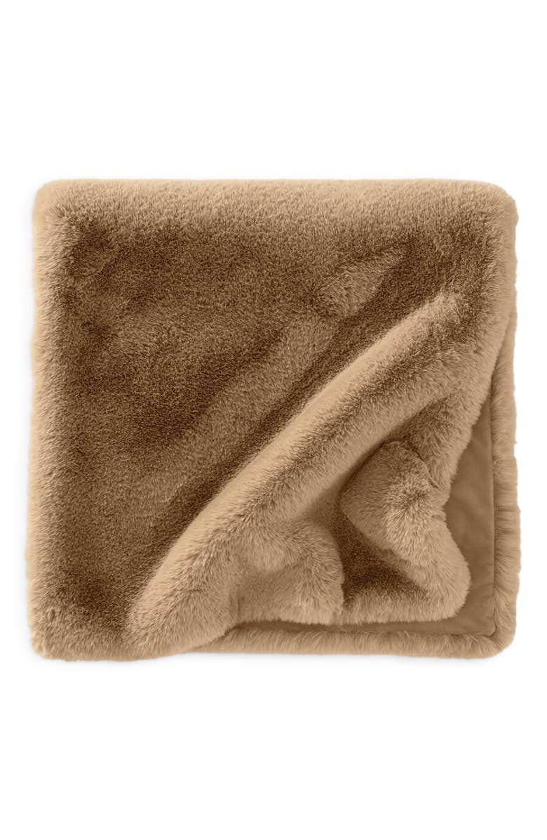 Sunday Citizen Faux Fur Bed Runner, Main, color, 