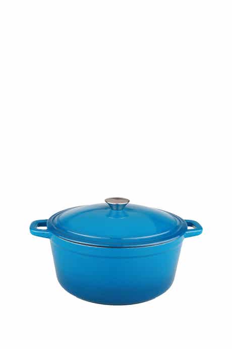 BergHOFF Cast Iron Blue 5 Qt. Covered Casserole Dish