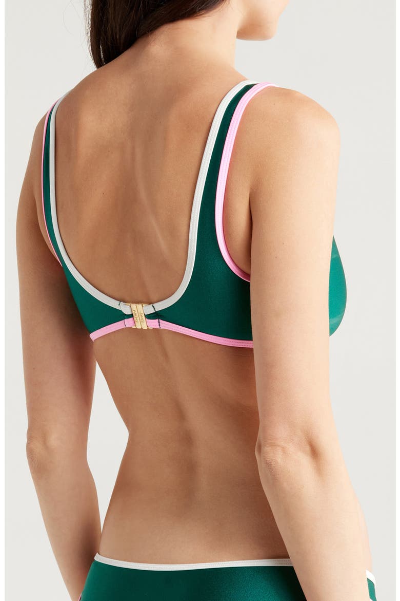 Bind Slim Scoop Bikini Top, Alternate, color, SIREN SONG
