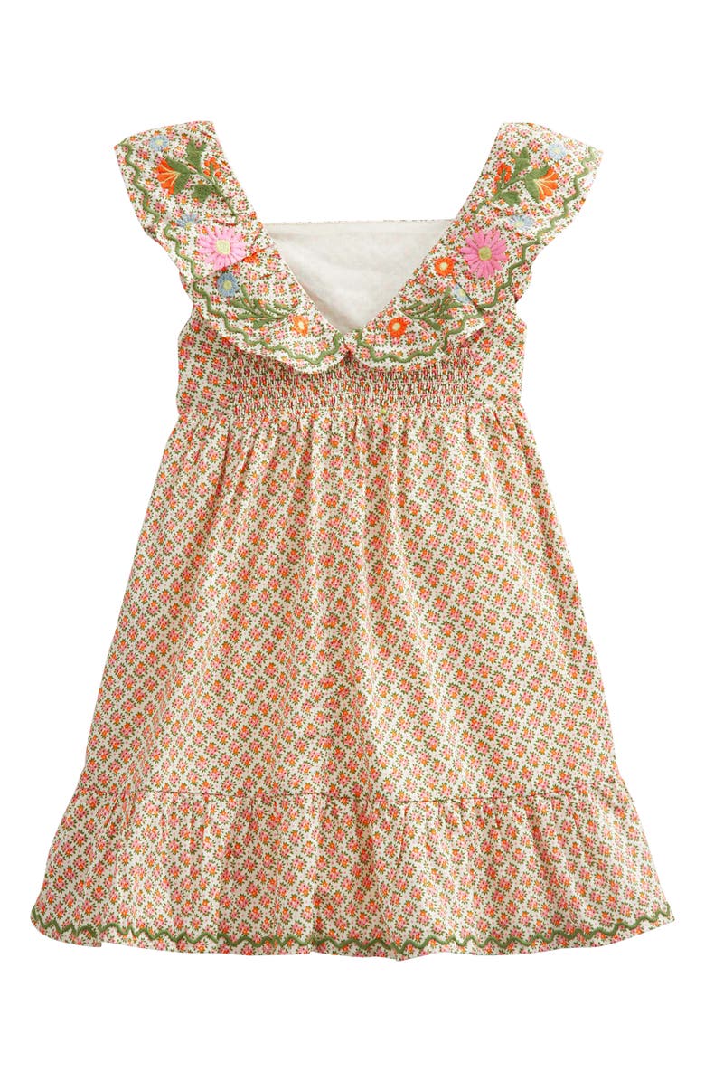 Mini Boden Kids' Embroidered Pinafore Dress, Alternate, color,