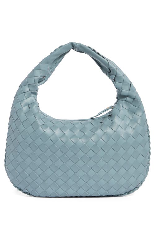 Urban Expressions Handbags Woven Hobo Shoulder Bag In Blue