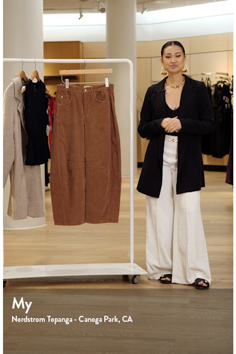 Good Luck Barrel Leg Corduroy Pants video