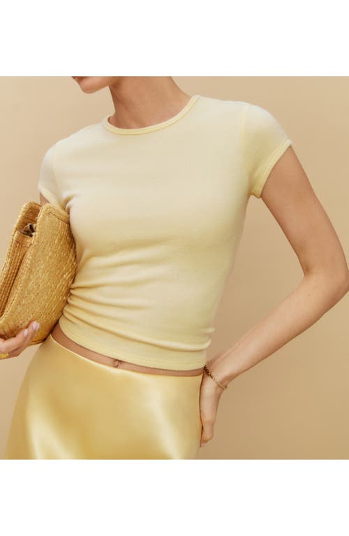 Reformation Olive Knit T-shirt