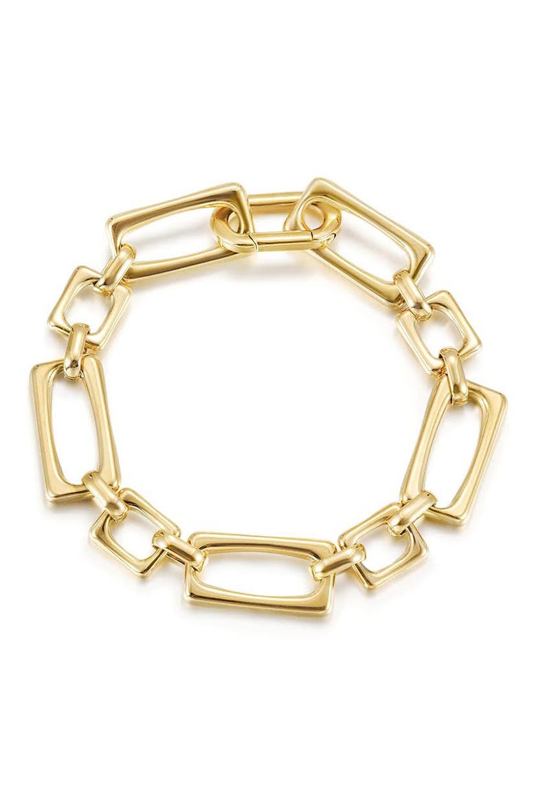 Mixed Link Chain Bracelet, Main, color, GOLD