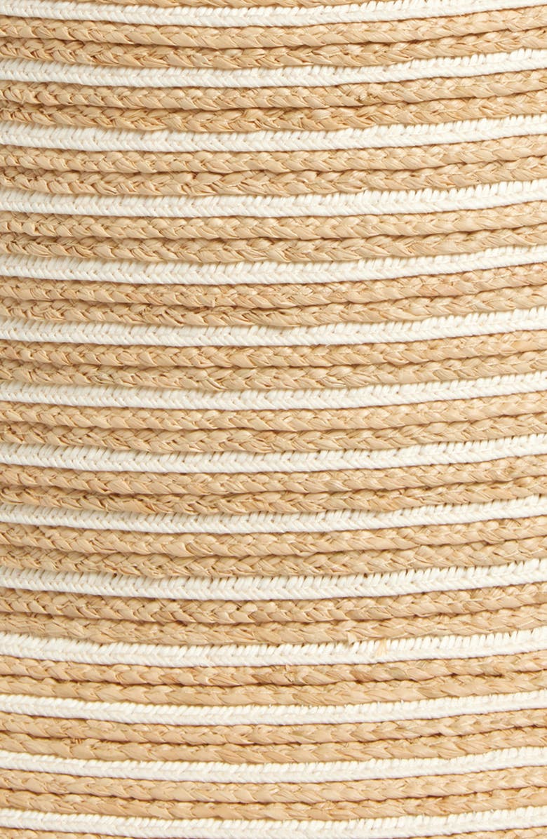 Lack of Color Reef Snow Stripe Bucket Hat, Alternate, color, Snow Stripe