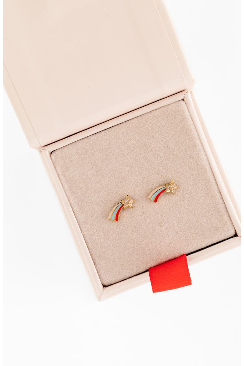 Shooting Star Stud Earrings, Alternate, color, Multi