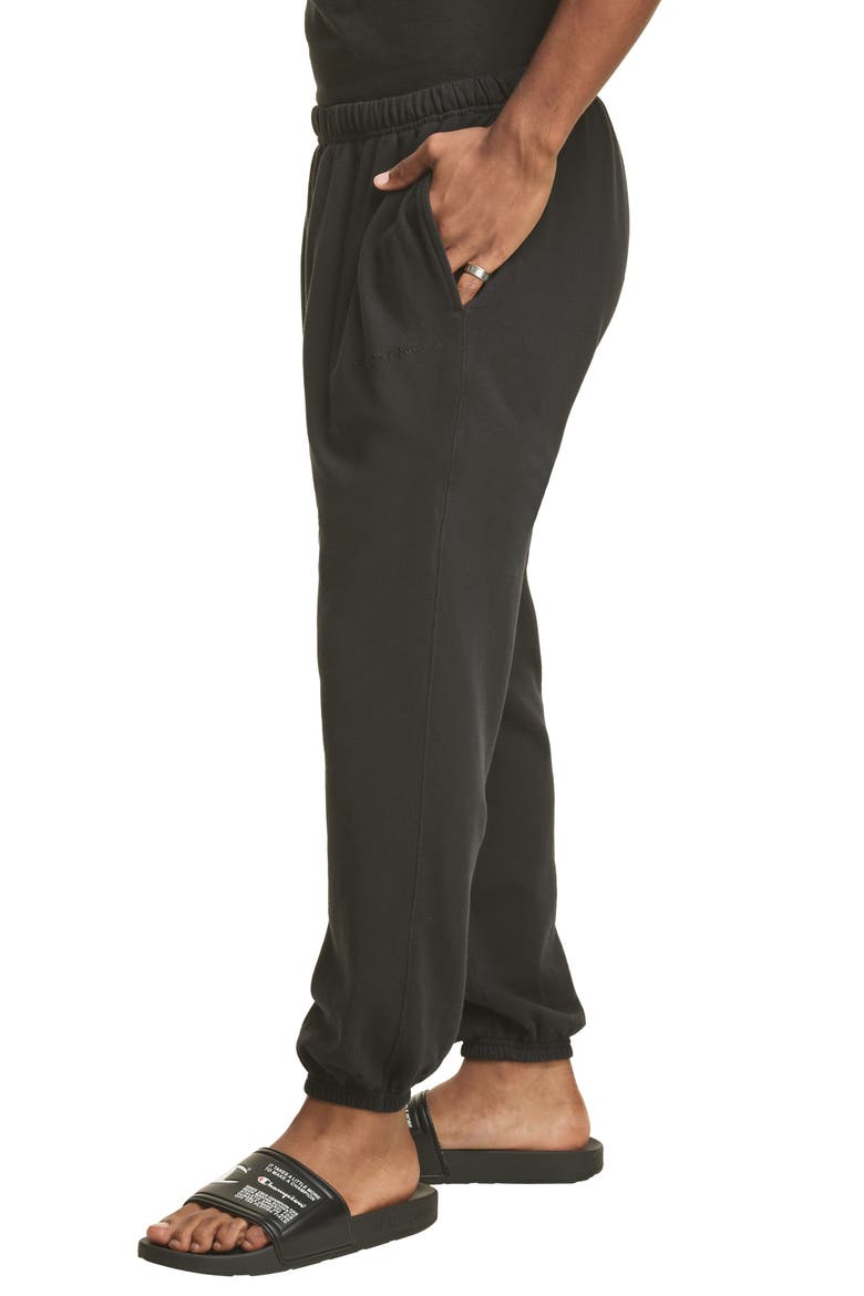 Lightweight Fleece Joggers, Alternate, color, VINTAGE DYE BLACK