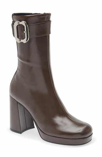 Jeffrey Campbell Bratty Block Heel Bootie