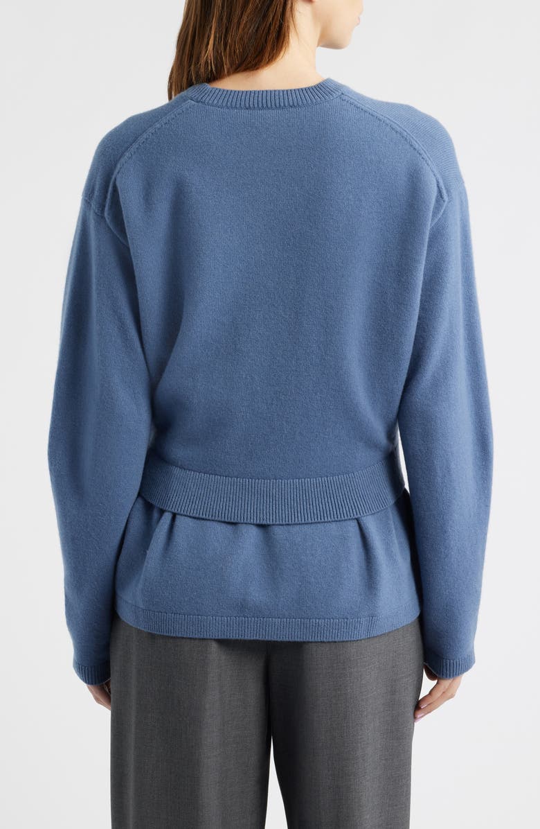 COS Alter Wool Sweater, Alternate, color, Blue Medium Dusty