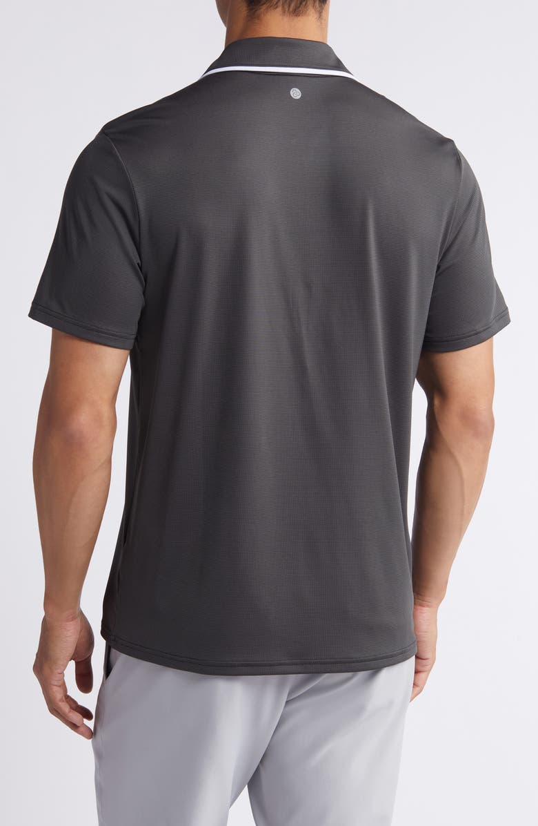 Zella Tipped Stripe Polo Shirt, Alternate, color,