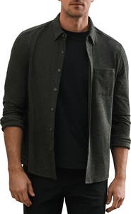 Rhone WFH Knit Button-Up Shirt