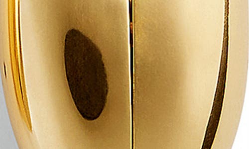 Bottega Veneta Circular Gold Hoop Earrings