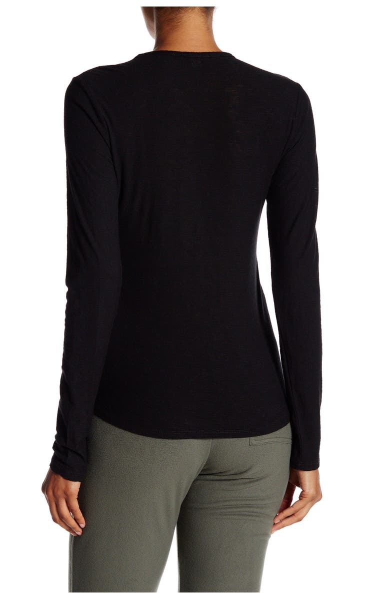 James Perse Long Sleeve Cotton Modal Blend Crew Neck T-Shirt, Alternate, color, 