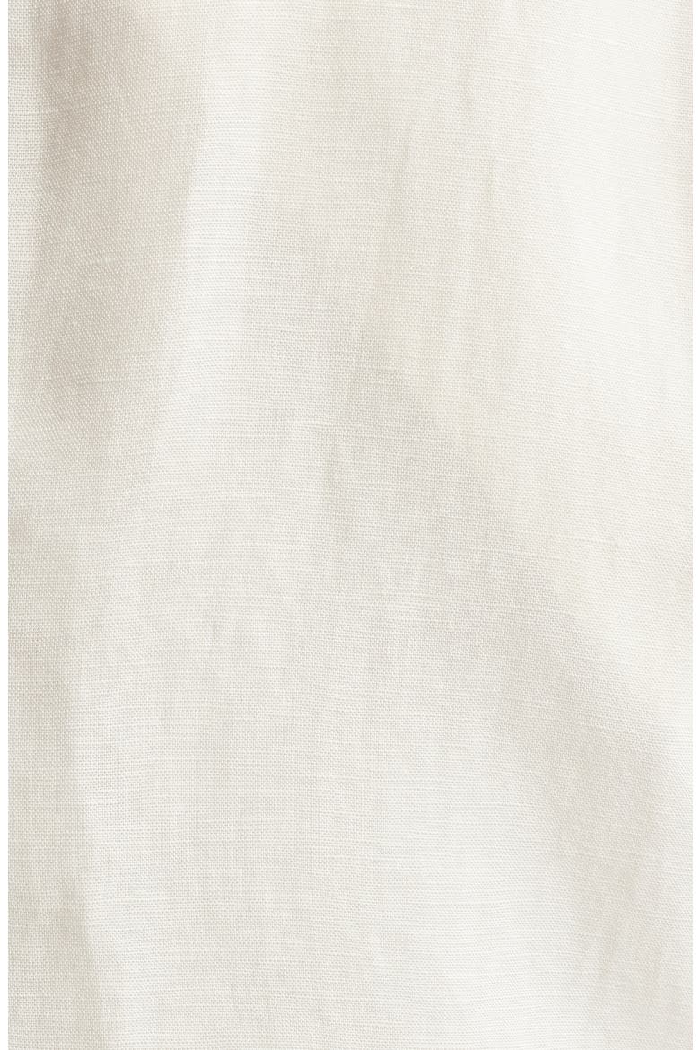 Linen Blend Blazer, Alternate, color, CHALK