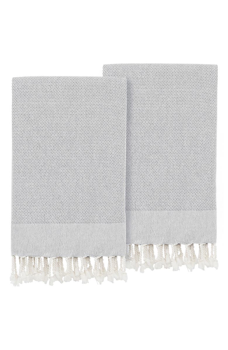 Linum Home Textiles Turkish Cotton Fun in Paradise Pestemal Hand/Guest Towels, Main, color, 