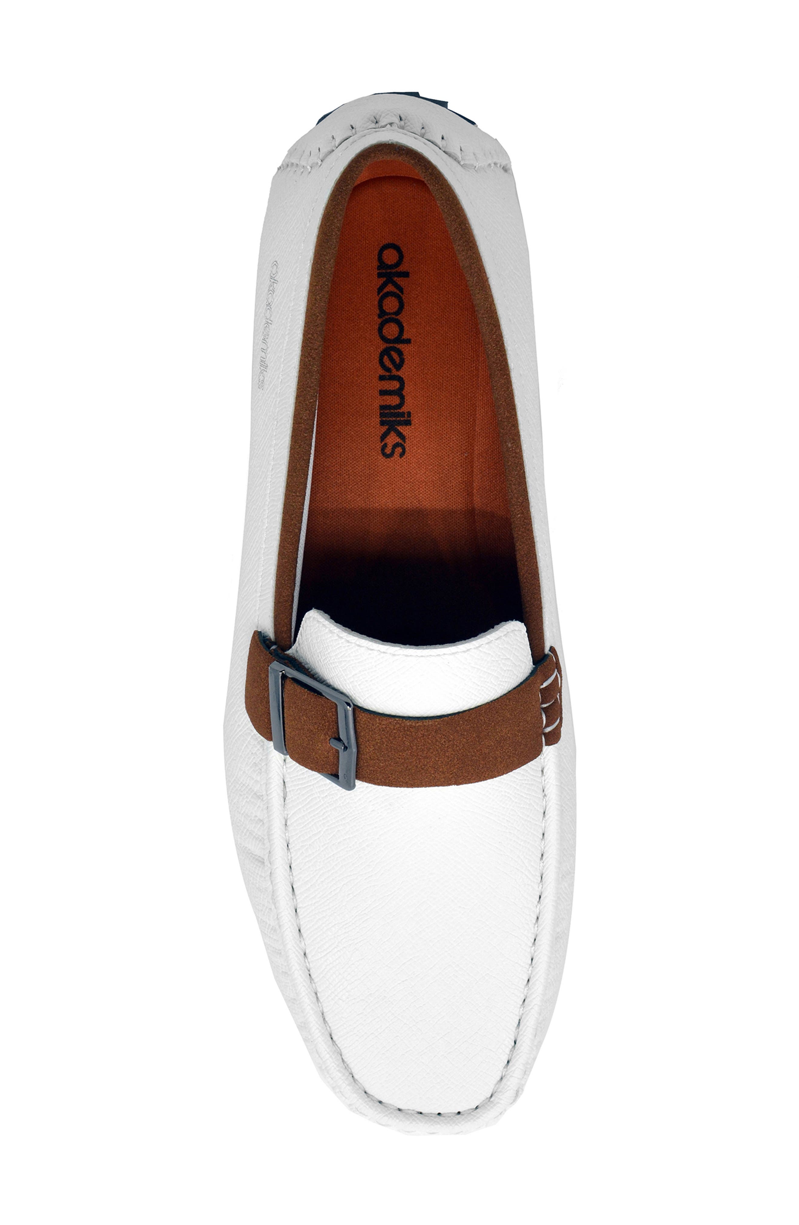 Dover Driving Loafer, Alternate, color, WHITE