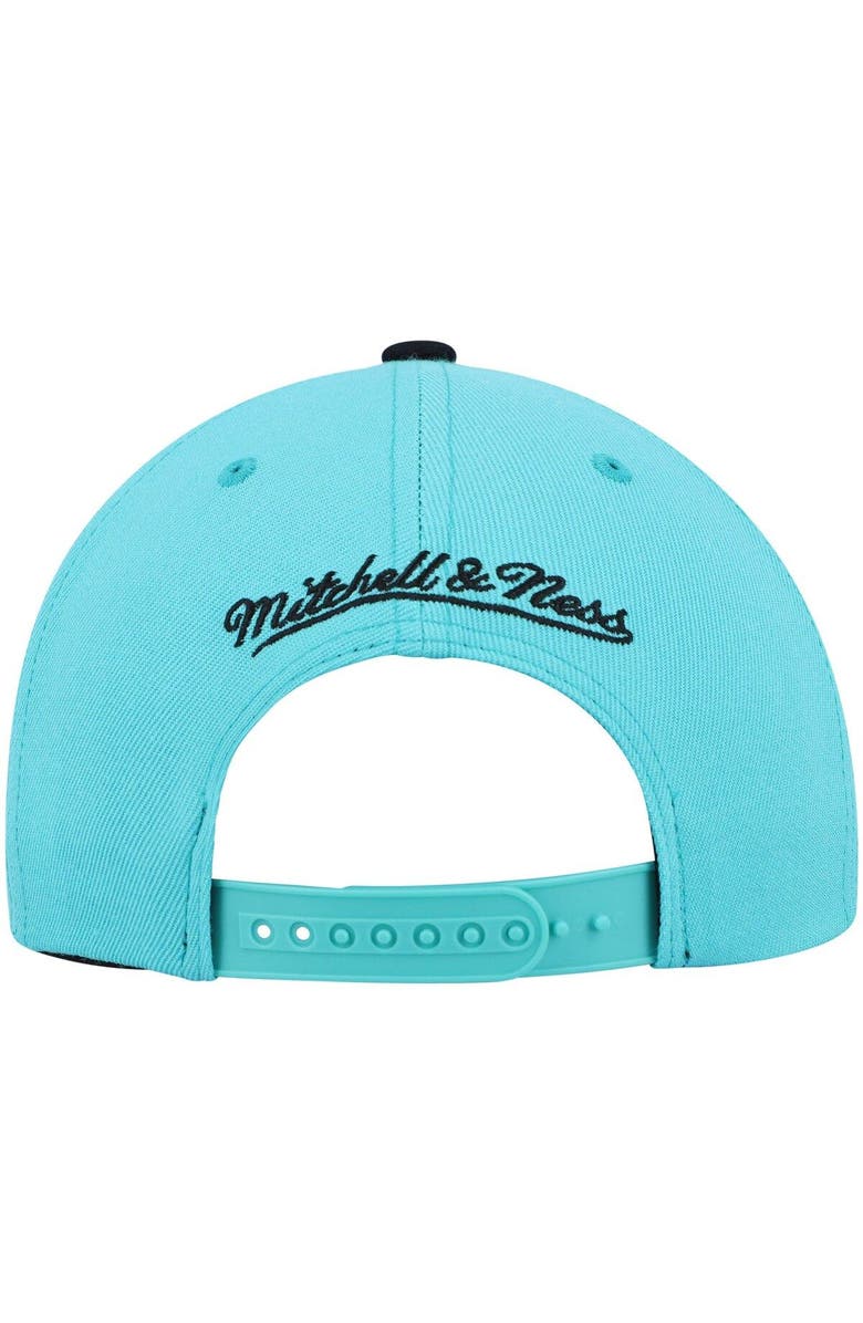 Mitchell & Ness Men's Mitchell & Ness Turquoise/Black Vancouver Grizzlies Hardwood Classics Team Two-Tone 2.0 Snapback Hat, Alternate, color, Turquoise