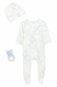 Toby Bear Friends Footie, Hat & Teether Set