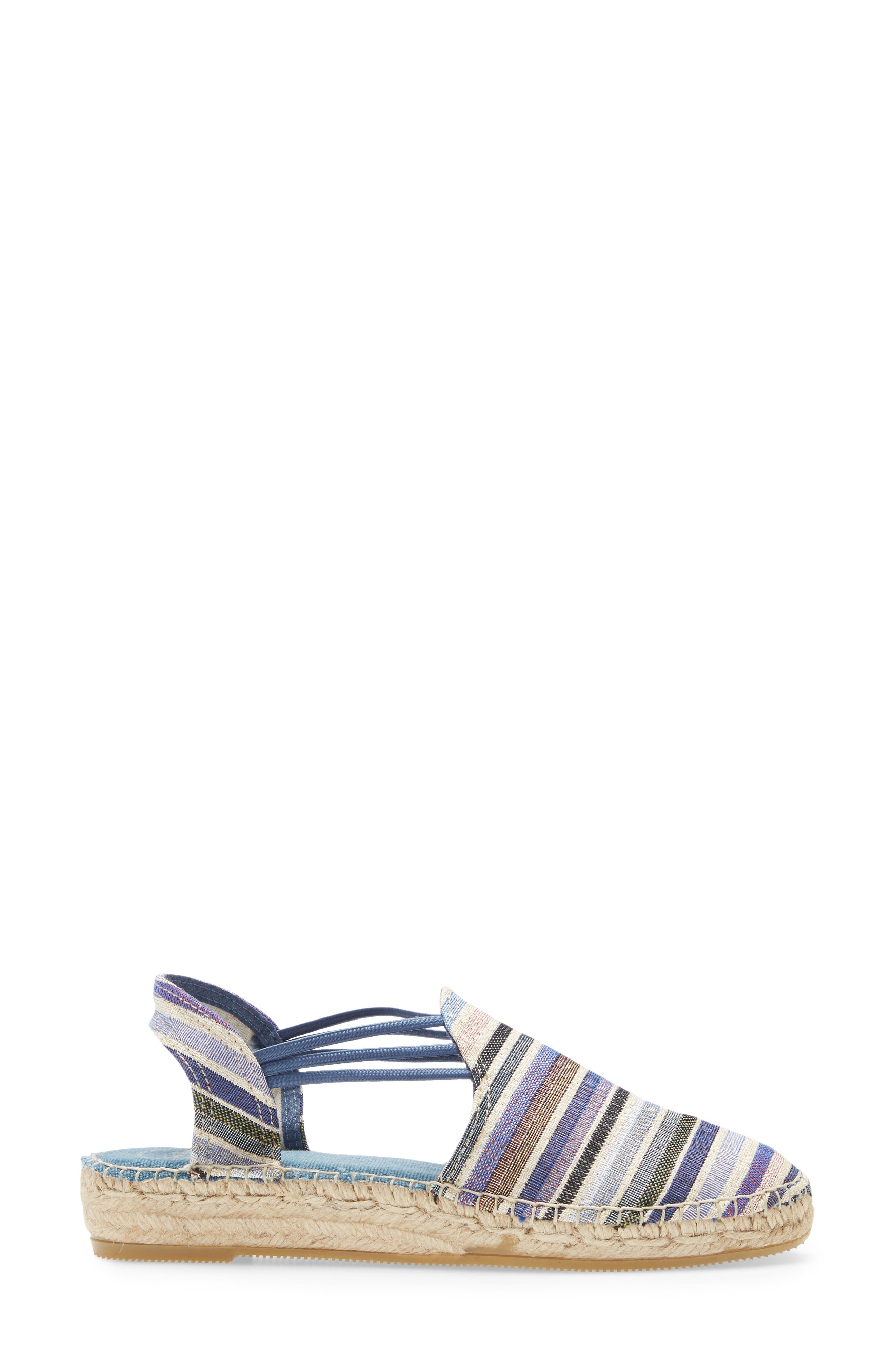 'Noa' Espadrille Sandal, Alternate, color, BLUE FABRIC